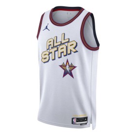 Maillot Basket Homme All-Star 2025 Personnalisé Jordan Blanc Swingman